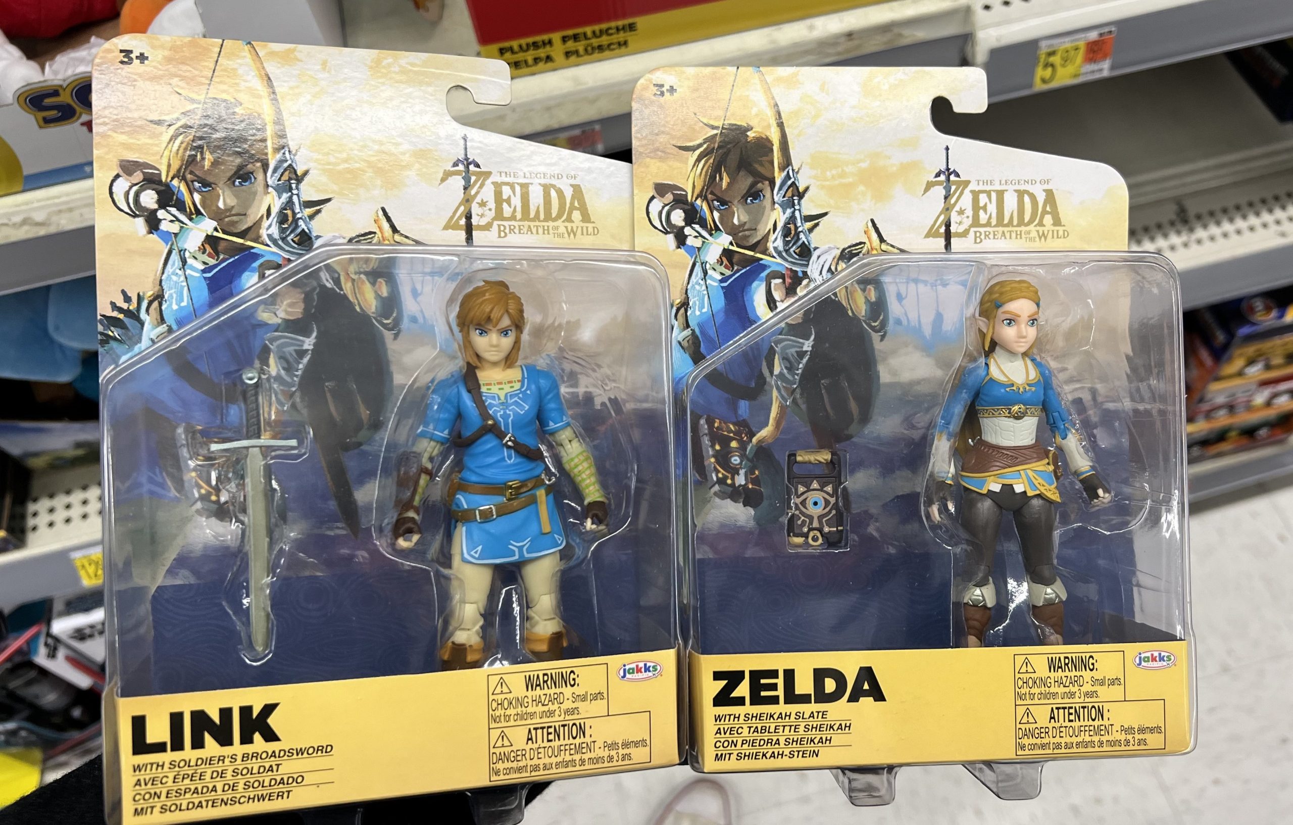 New Breath of the Wild Figures from Jakks Spotted at Walmart - Zelda Dungeon